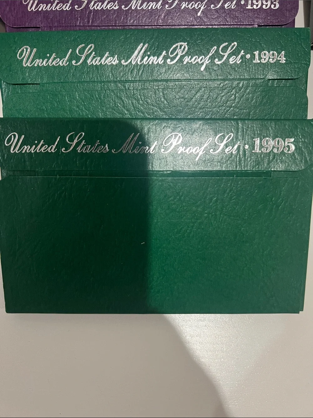 1983 to 1995 Mint Proof Set - lot of 13